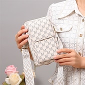 cheap Universal Phone Bags-Women&#039;s Korean version of mobile phone bag with large capacity wide shoulder strap crossbody bag fashionable zipper sturdy zero wallet mobile phone bag