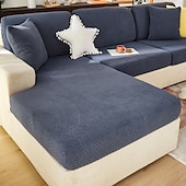 economico Rivestimento seduta e braccioli divano-fodera per cuscino elasticizzato per divano, fodera per divano magico divano poltrona divanetto 4 o 3 posti grigio nero rosso morbido resistente lavabile