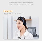 baratos Periféricos para Computador-Colar clipe sem fio bluetooth 5.1 receptor transmissor dois-em-um aux adaptador de áudio do carro mãos-livres t40