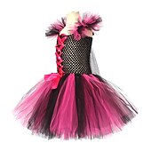 levne Dětské kostýmy-Čerodějnice Valpuržina noc Šaty Cosplay kostým Sukénka Dětské Dívčí cosplay Výkon Párty předvečer Všech svatých Karneval Plesová maškaráda Mardi Gras Jednoduchý karnevalový kostým