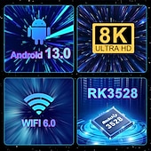 preiswerte TV-Boxen-Android 11 und höher TV-Box ArchTech G96 Max A13 RK3528 8 TAUSEND 8 TAUSEND Cortex A55 2GB 4GB 64GB 32GB 16GB