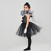 olcso Rémisztő bohócok-Mindszentek napja Bohóc Pennywise Ruhák Szerepjáték Jelmezek Tüllszoknya Gyermek Lány Szerepjáték Mindszentek napja Teljesítmény Parti Halloween Mindszentek napja Farsang Álarcos mulatság Egyszer