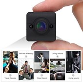 abordables Caméras IP d&#039;intérieur-Mini caméra d&#039;action infrarouge portable hd 1080p, caméscope étanche pour la sécurité à domicile, enregistrement de sports de plein air