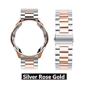 cheap Samsung Watch Bands-Watch Band for Samsung Galaxy Watch 6 5 4 40/44mm Watch 6 Classic 43/47mm Watch 5 Pro 45mm Watch 4 Classic 42/46mm 3 41mm Stainless Steel Replacement  Strap with Case Sport Band Wristband