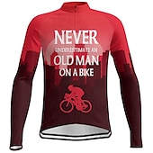 billiga Tröjor för män-Herr Cykeltröja Grafisk Bokstav &amp; Nummer Långärmad Cykel Tröja Överdelar med 3 bakfickor Bergscykling Vägcykling Snabb tork Reflexremsa Bakficka Fuktabsorberande sporter Svart Gul Röd Kläder