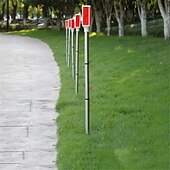 cheap Pathway Lights &amp; Lanterns-Outdoor Solar Roadblock Lamp 1/5pcs Benchmark Light Warning Light Traffic Road Obstacle Indicated Light Lawn LED Strobe Lamp Signal Lig