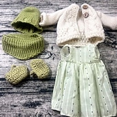 cheap Doll Clothing &amp; Accessories Sets-Waldorf Doll Change Clothes Material Bag Personality Set Waldorf Handmade Muppet Doll