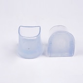 abordables Plantillas-Protectores de tacón alto para mujer: fundas transparentes antideslizantes para tacones de aguja para bodas, eventos en el césped y fiestas al aire libre.