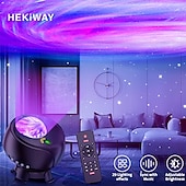 economico Lampada proiettore e proiettore laser-proiettore galattico proiettore stellare luce notturna con timer remoto e altoparlante bluetooth per la camera da letto 29 effetti di luce area più grande forme galattiche proiettore di luce per