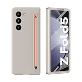 cheap Samsung Cases-Phone Case For Samsung Galaxy Z Fold 6 Z Fold 5 Z Fold 4 Z Fold 3 Back Cover with Screen Protector Pencil Holder Full Body Protective PC