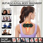 cheap Body Massager-Foot Massager Mat TENS Back Muscle Stimulator With Remote Control Electric Pulse Feet Acupressure Pad Massager Machine