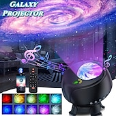 economico Lampada proiettore e proiettore laser-proiettore galattico proiettore stellare luce notturna con timer remoto e altoparlante bluetooth per la camera da letto 29 effetti di luce area più grande forme galattiche proiettore di luce per
