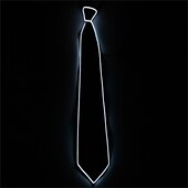 billige Fest utstyr-led selvlysende slips slips slips el kult lys tilbehør slips koreansk versjon profesjonell brudgom britisk bryllup mote klær tilbehør