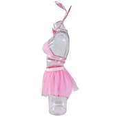 ieftine Costume Sexy -Costum Cosplay tutu Set Sutien Fata iepuraș Costum sexy Adulți Pentru femei Carnaval Mascaradă Mardi Gras Petrecere Halloween Performanță Îmbrăcați-vă