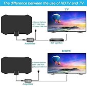 Χαμηλού Κόστους TV Boxes-Ενισχυτής σήματος εναέριου σήματος εμβέλειας 5000 μιλίων κεραία hdtv 4k hd εσωτερικού χώρου ψηφιακής τηλεόρασης