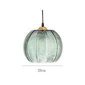 cheap Island Lights-LED Pendant Lights Green Glass Pendant Lighting for Kitchen Island Kitchen Lights Ceiling 1 Pack 110-240V