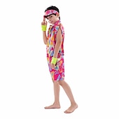 cheap Couple &amp; Group Costumes-Rollerblade Outfits Doll Y2K Cowgirl Suits Jumpsuit Dress Hot Pink Girls Boys Family Cosplay Costume Halloween Carnival Masquerade