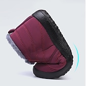 baratos Ténis de mulher-Botas de inverno impermeáveis para homens e mulheres - calçados quentes com forro de pele para atividades ao ar livre