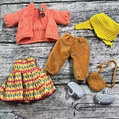 cheap Doll Clothing &amp; Accessories Sets-Waldorf Doll Change Clothes Material Bag Personality Set Waldorf Handmade Muppet Doll