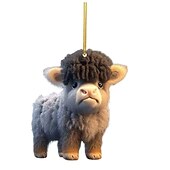 billige Anheng og dekor til bil-1 stk bedårende tegneserie kubil sjarm - perfekt for juletrepynt &amp; bilinteriørtilbehør!