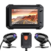 ieftine DVR Auto-wifi gps dvr motocicletă dash cam complet 1080p hd față și spate înregistrare dublă înregistrator de conducere pentru motociclete rezistent la apă pentru motocicletă cameră pentru motociclete