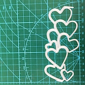 preiswerte Wandschablonen-Kreieren Sie wunderschöne Bastelarbeiten mit Metall-Stanzformen für Grußkarten mit Liebesmotiv, perfekt zum Basteln von Karten, Scrapbooking und Stempeln &amp; mehr!
