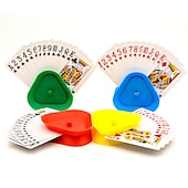 voordelige spellen en accessoires-rondom kleur vier kleuren driehoek luie kaarthouder pokerhand