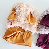 economico Vestiti-Cane Gatto Vestito Moda Carino Inverno Morbido Lavabile Confortevole All&#039;aperto Casual Quotidiano Abbigliamento per Cani for Bichon Frisé Barboncino Volpino di Pomerania Cucciolo Papillon