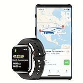 ieftine Ceasuri Smart-696 IW9 Ceas inteligent 2.05 inch Uita-te inteligent Bluetooth Monitorizarea temperaturii Pedometru Reamintire Apel Compatibil cu Android iOS Dame Bărbați Telefon Hands-Free Reamintire Mesaj