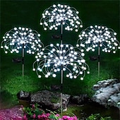 ieftine Lumini de cale și lanterne-1 buc 3 W Lumini Solare LED Lumini și felinare ale căii Alimentat solar Crăciun decor de nunta Alb Cald Alb Rece Albastru 5 V 200/150/120/90 LED-uri de margele