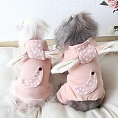 halpa Koiran vaatteet ja tarvikkeet-Koirat Kissat College Muoti söpö tyyli Talvi Pehmeä Pestävä Mukava ulko- Rento / arki Koiran vaatteet for Bichon Frise Villakoira Pomeranian Pienelle lemmikille papillon