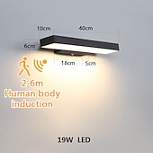 billiga utomhus vägglampor-led vägglampa belysningsarmatur antik vägglampa ip65 liner design utvändig vattentät rostsäker aluminium vägglampa lykta innergård trädgård balkong villa dekorativa lampor 110-240v