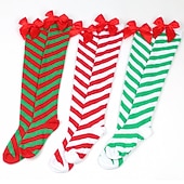 preiswerte Weihnachtsmütze &amp; Zubehör-Weihnachtsmann Elf Strümpfe / Strumpfhosen Damen Weihnachten Silvester Heiligabend Weihnachten Erwachsene Weihnachten Silvester Socken