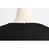 abordables Robe de fête de Noël-père Noël Robe de Noël Robe De Noël Fantaisie Femme Noël Nouvel an la veille de Noël 1950s Noël Adulte Soirée Noël Réveillon du nouvel an Robe