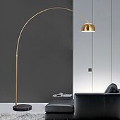 cheap LED Floor Lamp-Arc Lamp - Height Adjustable 170 cm E26 Black Gold Arc Lamp, Floor Lamp Warm White Arc Floor Lamp 110-240V