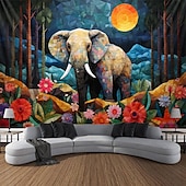 economico arazzi animali-elefante dipinto appeso arazzo arte della parete grande arazzo decorazione murale fotografia sfondo coperta tenda casa camera da letto soggiorno decorazione