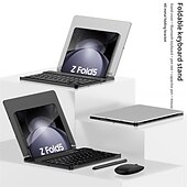 halpa Samsung-kotelot-puhelin Etui Käyttötarkoitus Samsung Galaxy Z Taita 6 Z Fold 5 Z Fold 4 Z Fold 3 Z Fold 2 Z Fold Takakuori Näppämistöllä Magneetti Koko vartalon suoja TPU