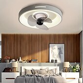 preiswerte Dimmbare Deckenleuchten-Deckenventilator mit Licht, dimmbar, 48 cm, Macaron, mehrfarbig, 360-Grad-Kopfschütteln, 6 Windgeschwindigkeiten, moderner Deckenventilator für Schlafzimmer, Wohnzimmer, ca &amp; Fernbedienung 110-240V