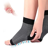 cheap Braces &amp; Supports-Plantar Fasciitis Socks Arch Ankle Support, 20-30 Mmhg Foot Compression Sleeves Eases Swelling, Heel Spurs, Improves Blood Circulation, Better Than Night Splint For Hiking, Runnning By (1 Pair)