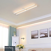 baratos Candeeiros de Teto-luz de teto led 3 cores 48/58/78 cm design de linha formas geométricas luzes de teto lâmpada de teto led adequada para corredor quarto corredor 110-240v