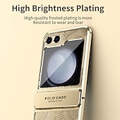 お買い得  サムスン用ケース-Samsung Galaxy Z Flip 6 Z Flip 5 Z Flip 4 Z Flip 3 用の電話ケース バックカバー ウルトラスリム ショックプルーフ ソリッドカラー PC
