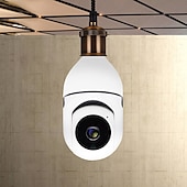 abordables Caméras IP d&#039;intérieur-Caméra IP 1080P (1920×1080) Ampoule Wi-Fi Détection de présence Accès à Distance Coupure infrarouge Intérieur Soutien 128 GB