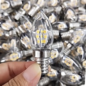 cheap LED Candle Lights-2 W LED Candle Lights 260 lm E14 C35 24 LED Beads SMD 2835 Warm White White 85-265 V