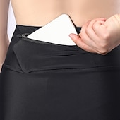 economico Pantaloni, pantaloncini e gonne da donna-Arsuxeo Per donna Tinta unica Calzamaglia da ciclismo Gonna pantalone da ciclismo Pantaloni da bici Bicicletta Collant Leggings Vestibilità aderente Mountain Bike MTB Ciclismo su strada Gli sport