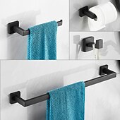halpa Pyyhetangot-Wc-paperiteline Tyylikäs / Uusi malli / Ihana Nykyaikainen / Moderni Ruostumaton teräs / sinkkiseos / Metalli 4kpl / 1kpl - Kylpyhuone 1-pyyhepalkki / pyyherengas Seinäasennus