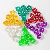 Недорогие игры и аксессуары-Многосторонние игральные кости, набор из семи частей дракона и настольная игра в жанре подземелья, беговая группа, трипг