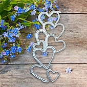 preiswerte Wandschablonen-Kreieren Sie wunderschöne Bastelarbeiten mit Metall-Stanzformen für Grußkarten mit Liebesmotiv, perfekt zum Basteln von Karten, Scrapbooking und Stempeln &amp; mehr!