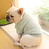 billiga Pyjamas-Hund Katt Tröja Pyjamas Mode söt stil Vinter Varm Mjuk Tvättbar Bekväm Utomhus Inomhus Ledigt / vardag Hundkläder for Bichon Frisé Pudel Pommeran valpen eller det lilla husdjuret Fjäril