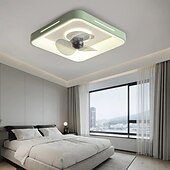 preiswerte Dimmbare Deckenleuchten-Deckenventilator mit Licht, dimmbar, 48 cm, Macaron, mehrfarbig, 360-Grad-Kopfschütteln, 6 Windgeschwindigkeiten, moderner Deckenventilator für Schlafzimmer, Wohnzimmer, ca &amp; Fernbedienung 110-240V