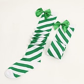 preiswerte Weihnachtsmütze &amp; Zubehör-Weihnachtsmann Elf Strümpfe / Strumpfhosen Damen Weihnachten Silvester Heiligabend Weihnachten Erwachsene Weihnachten Silvester Socken